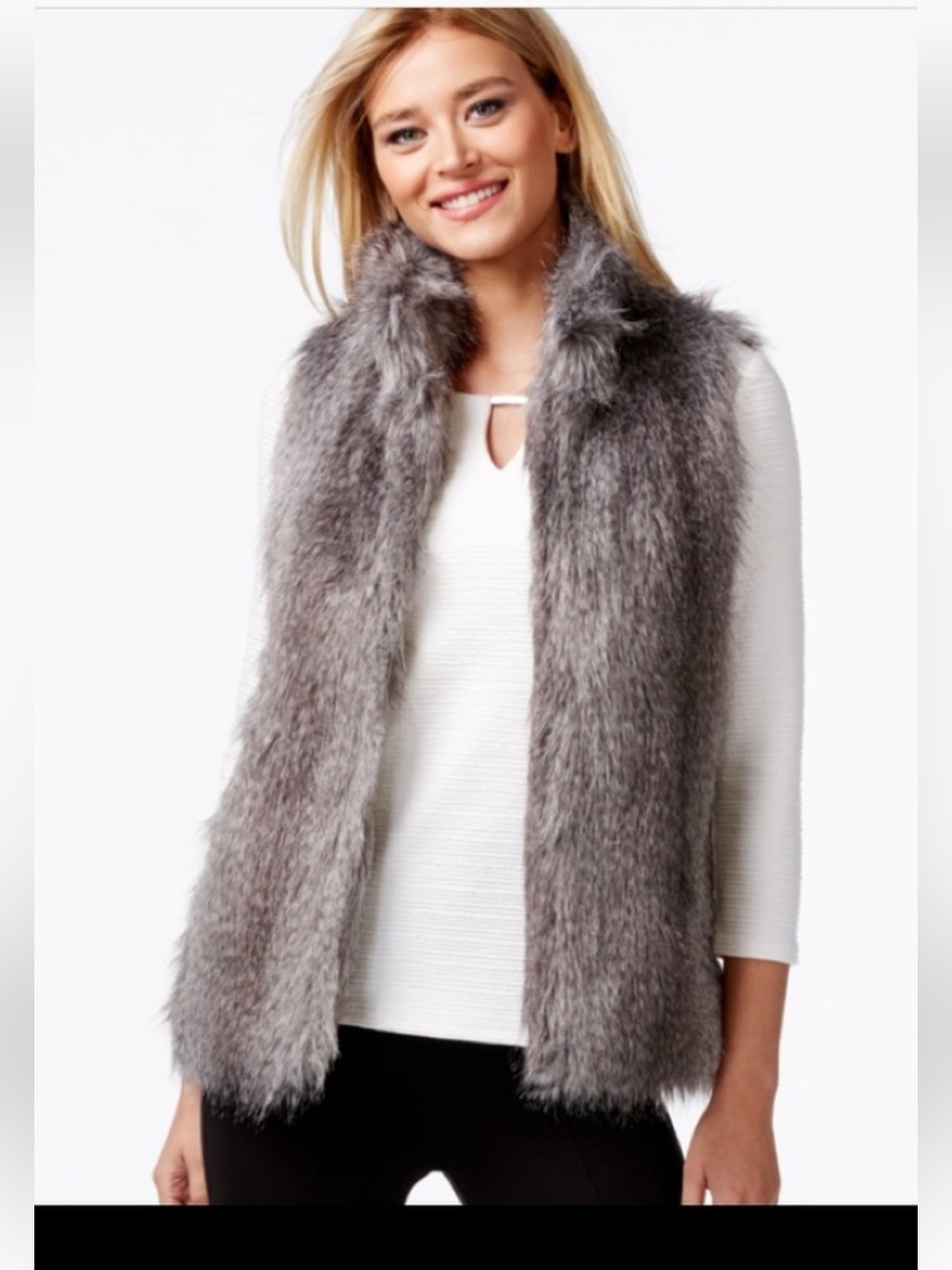 Calvin Klein fur vest